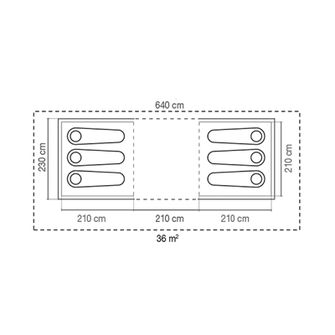 Намет Coleman Ridgeline 6 plus на 6 осіб