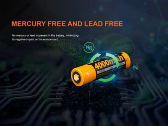 Акумуляторна батарея Fenix 18650 4000 mAh (Li-Ion)