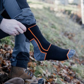 Трекінгові шкарпетки BENNON TREK Sock чорний/помаранчевий