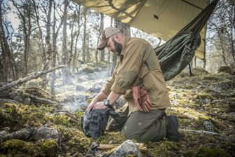 Сумка через плече Helikon-Tex Bushcraft Haversack Bag - Cordura®, сірий/чорний