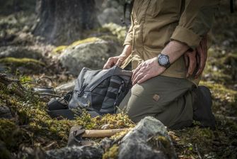 Сумка через плече Helikon-Tex Bushcraft Haversack Bag - Cordura®, сірий/чорний