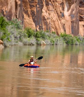 Човен Klymit Packraft LiteWater Dinghy (LWD), помаранчевий і синій