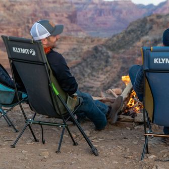 Кемпінговий стілець Klymit Ridgeline, сірий