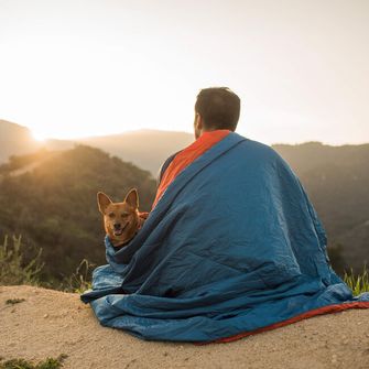 Ковдра Klymit Versa Blanket™, синьо-помаранчева