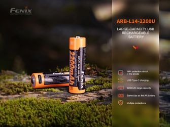 Fenix Акумуляторна батарея USB AA Fenix ARB-L14-2200U