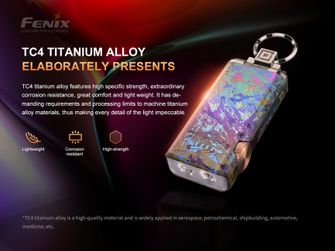 Титанова батарея Fenix APEX 20 веселкова