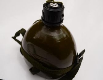 Польова пляшка оливкова з плечовим ременем, 1л