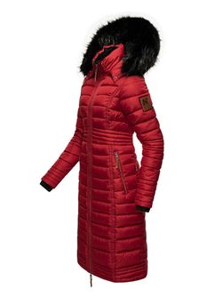 Жіноче стьобане пальто Navahoo UMAY, темно-червоне
