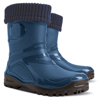 Жіночі гумові робочі черевики Demar з теплою устілкою YOUNG 2 FUR, темно-сині