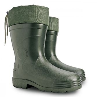 Чоловічі гумові робочі черевики Demar з теплою устілкою FARMER-S, зелені