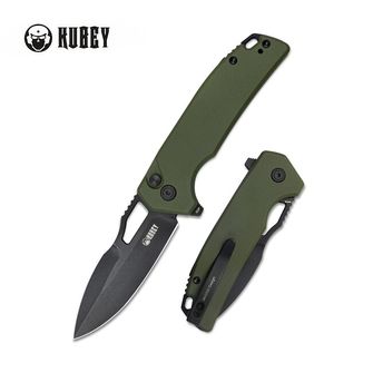 KUBEY Складаний ніж RDF Pocket Knife - Зелений та Чорний