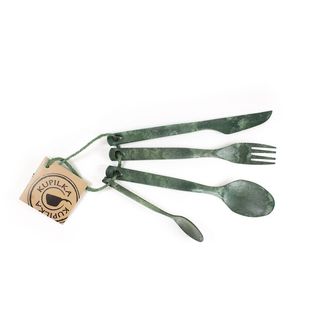 KUPILKA Cutlery набір столових приборів, зелений