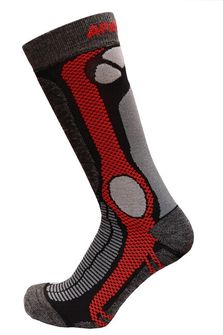 Шкарпетки SherpaX/ApasoX Marmolada грубі червоні